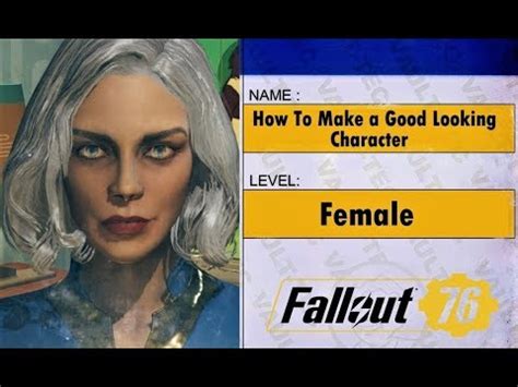 fallout 76 good looking female